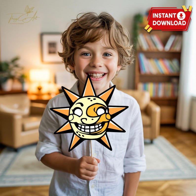 Five Nights at Freddy's Photo Booth Props, FNAF Birthday (instant ...