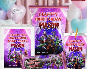 Spersonalizowany pakiet urodzinowy Five Nights at Freddy's (do pobrania w wersji cyfrowej)
