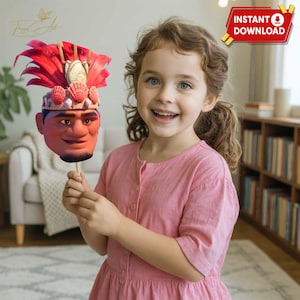 Moana Photo Props Printable, Moana Birthday Party Decoration for Girls, Ocean Theme Party Signs, DIY Instant Download File