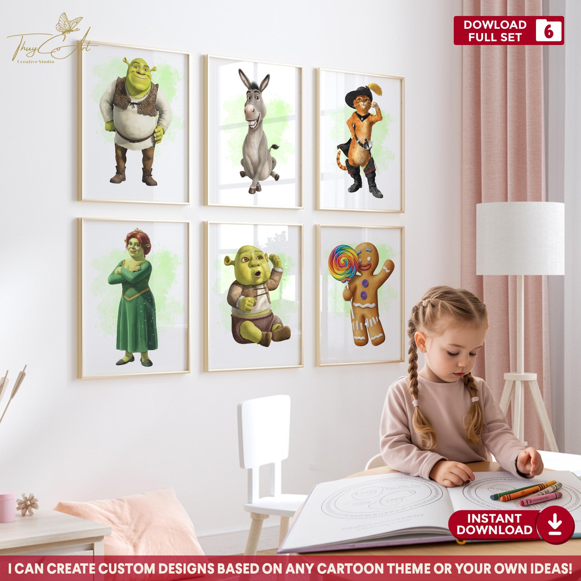 Poster Shrek 2 - Déco Murale 61 X 91,5 Cm - Papier Brillant 150g - Licence Officielle - 6