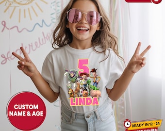 Toy Story Birthday Shirt PNG: Cowgirl Party, Custom Design (Digital Download