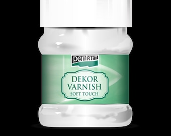 Soft Touch Matte Varnish: Pentart Dekor, Water-Resistant Sealer (230ml)