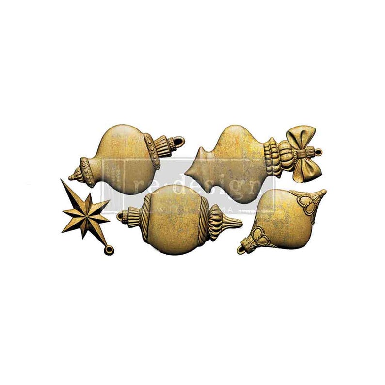 New! Winter Luxe Blanks Mould, Decor Moulds, Winter Luxe Blanks, Holiday Ornament Mould, DIY Ornaments, Prima Moulds afbeelding 5
