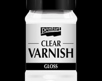 Pentart Gloss Varnish, Solvent-Based Craft Sealer, 100ml