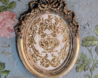 Gilded Memories H2O Transfers, Vintage Parisian Labels, Gold Foil Decor Sheet