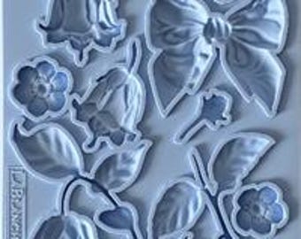 LaBlanche Bluebell Flower Silicone Mold, Pendant Frame Casting, Food Safe Mould