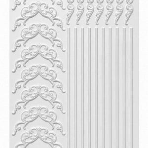 LaBlanche Decorative Trim & Border Embellishment Sticker Sheet, LaBlanche 3D Foam Stickers