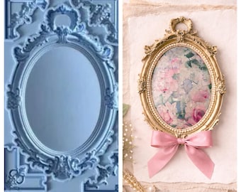 LaBlanche Pendant Mould - Large Pendant Frame Mould, Chocolate Moulds, Silicone Mould, Casting, Upcycling, Candy Moulds, Food Safe Mold