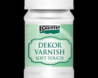 Barniz mate Pentart Soft Touch: Sellador artesanal resistente al agua (100 ml)