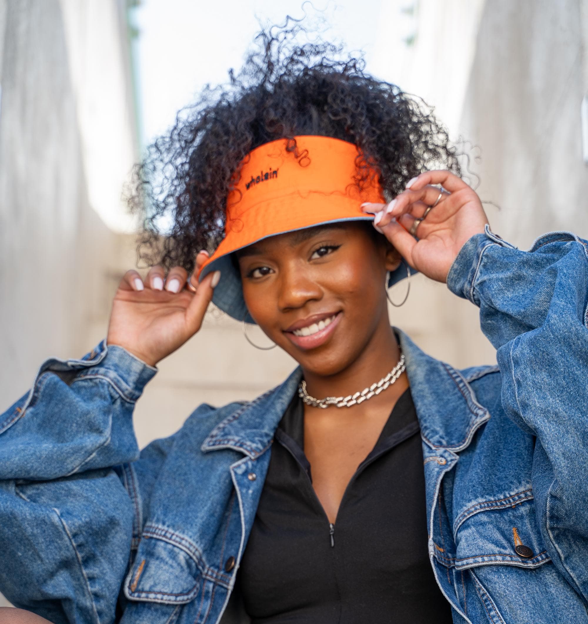 Bucket Hat For Afro Hair Afro Hair Hat With Curls Wearing Hat With