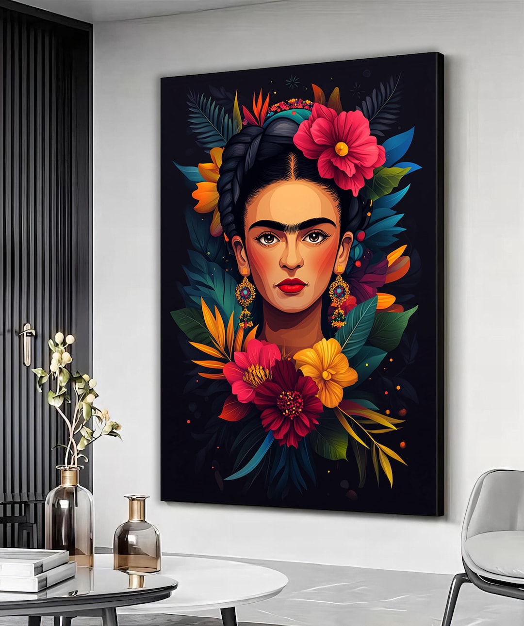 Frida Kahlo Botanical Illustration, Frida Kahlo Flowers Painting ...