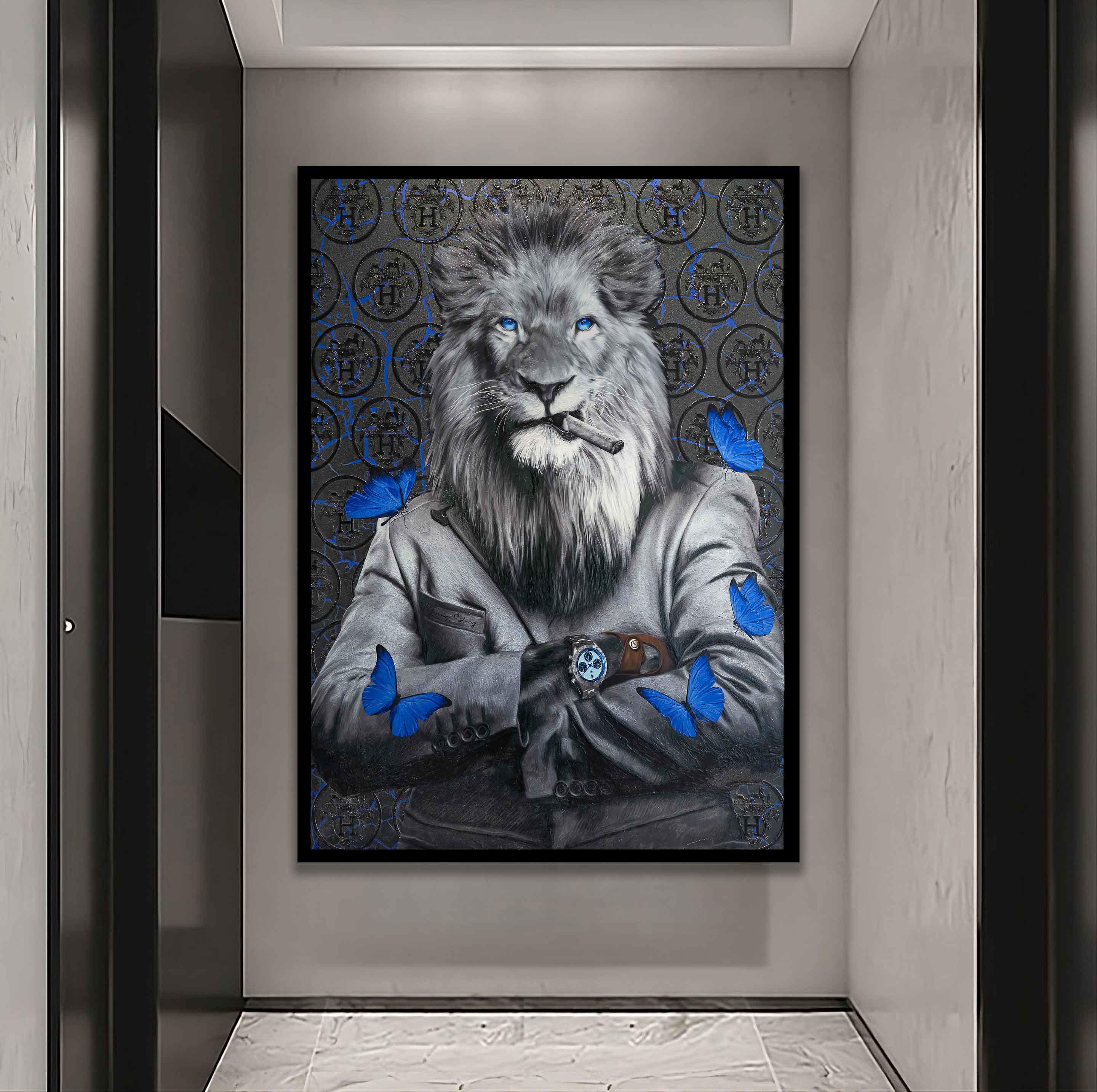mountain lion smoking a cigarette Smoking Lion Print mountain lion smoking a cigarette Smoking Lion Print