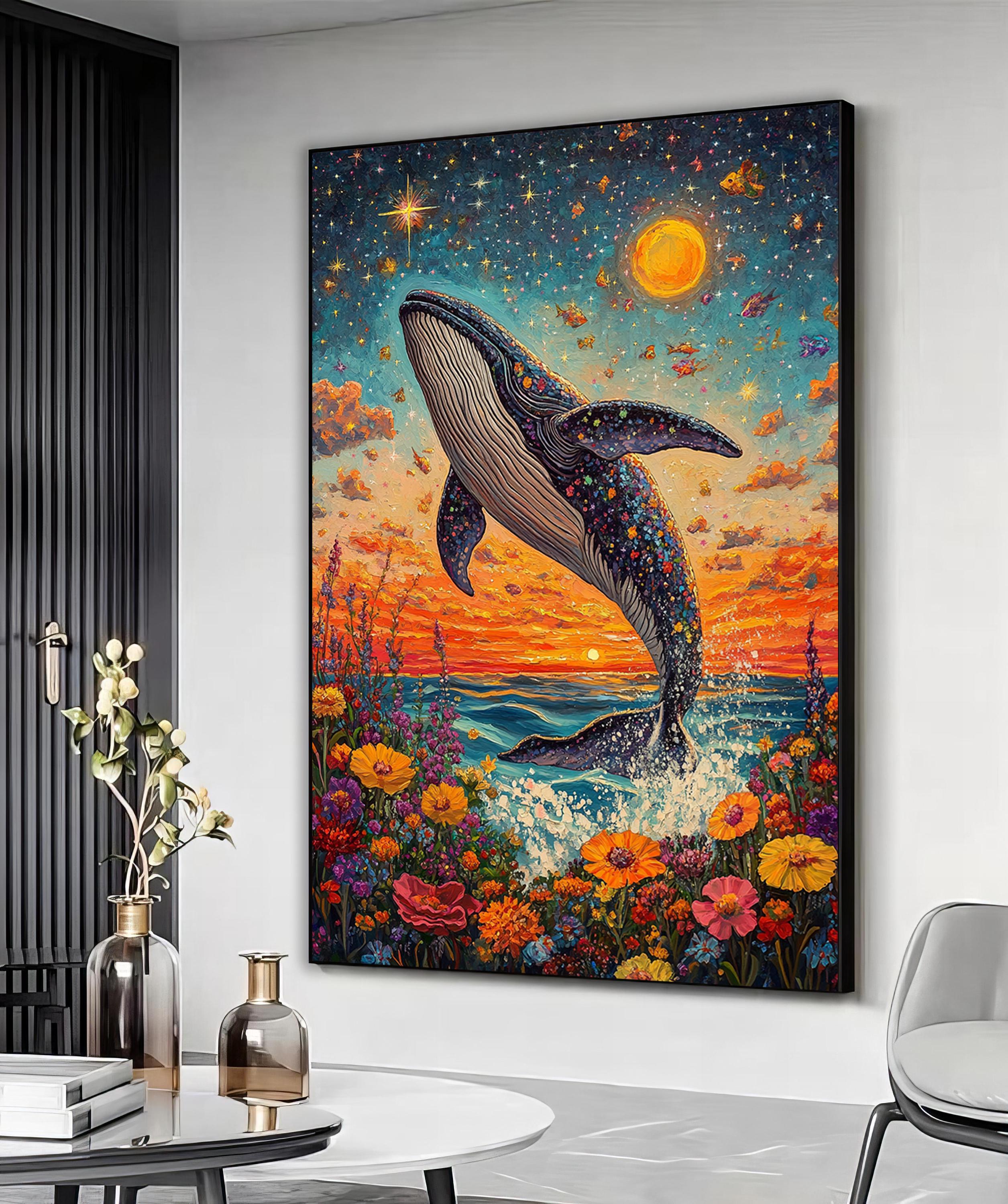 絵画 showatanabe whale love & surfer 絵画 showatanabe whale love