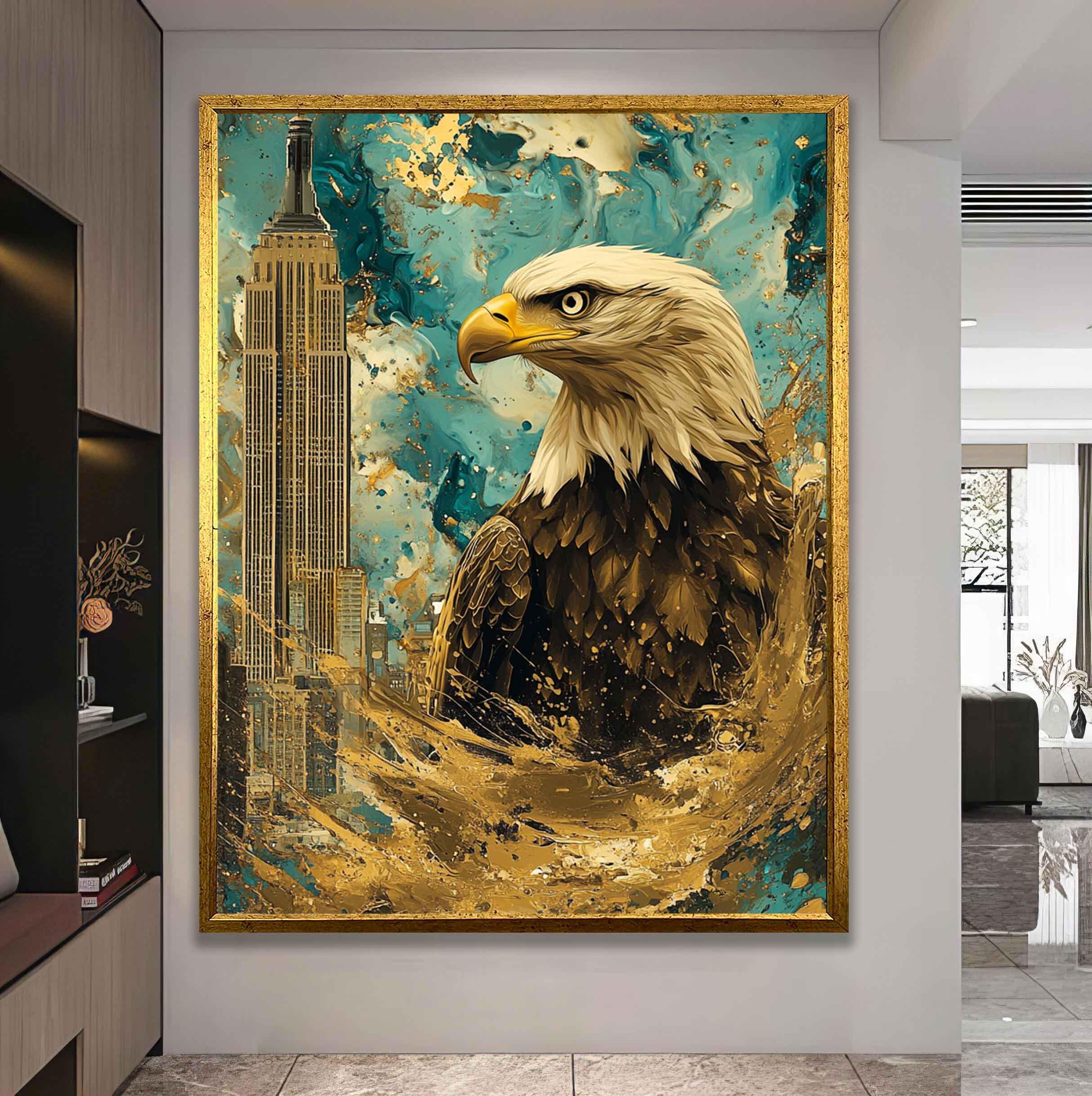 イーグル・エンパイア・ステート・ビルディングのアートプリント