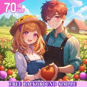 ANIME Commission character digital anime art commission (oc, d&d, fanart,couple, genshin, final fantasy xiv, anime commission BIG SALE!!