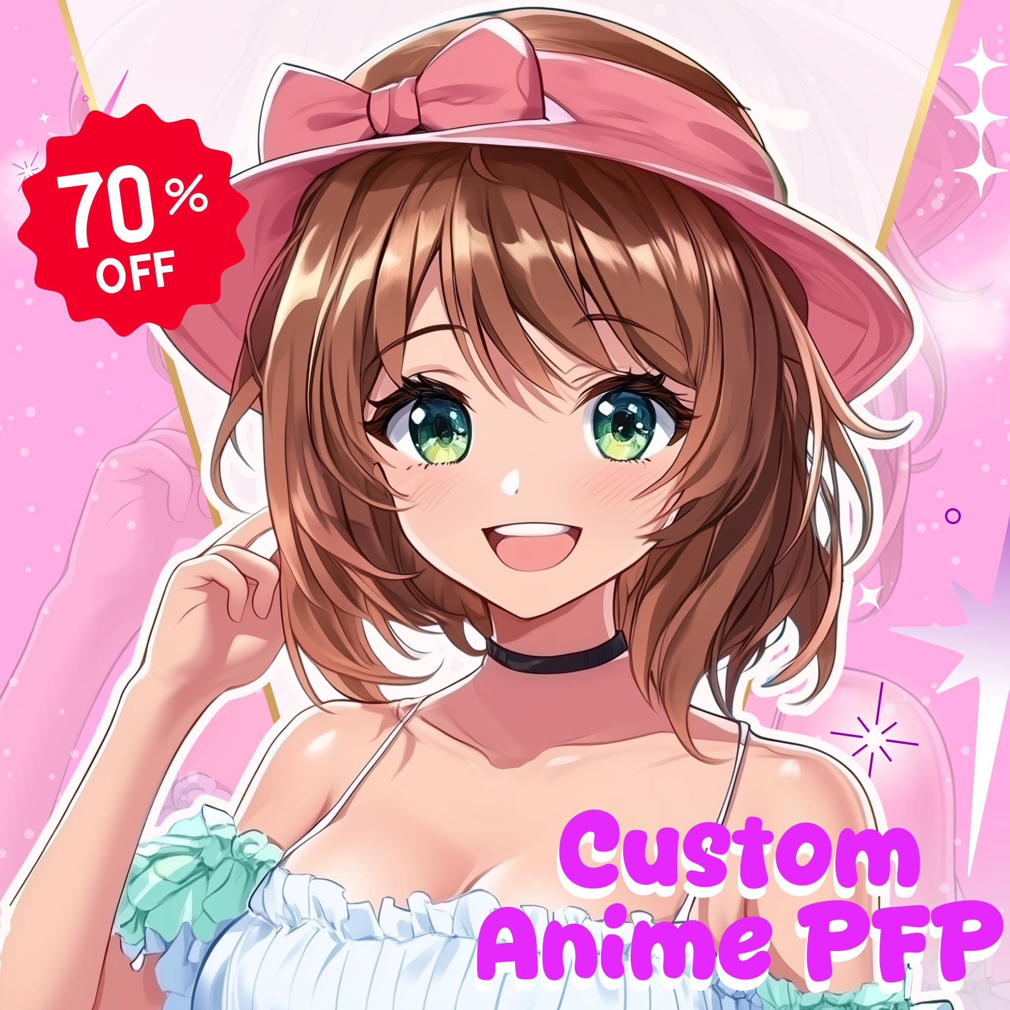Custom Anime Profile Picture, PFP Commission for Twitch, PFP, PFP Anime ...
