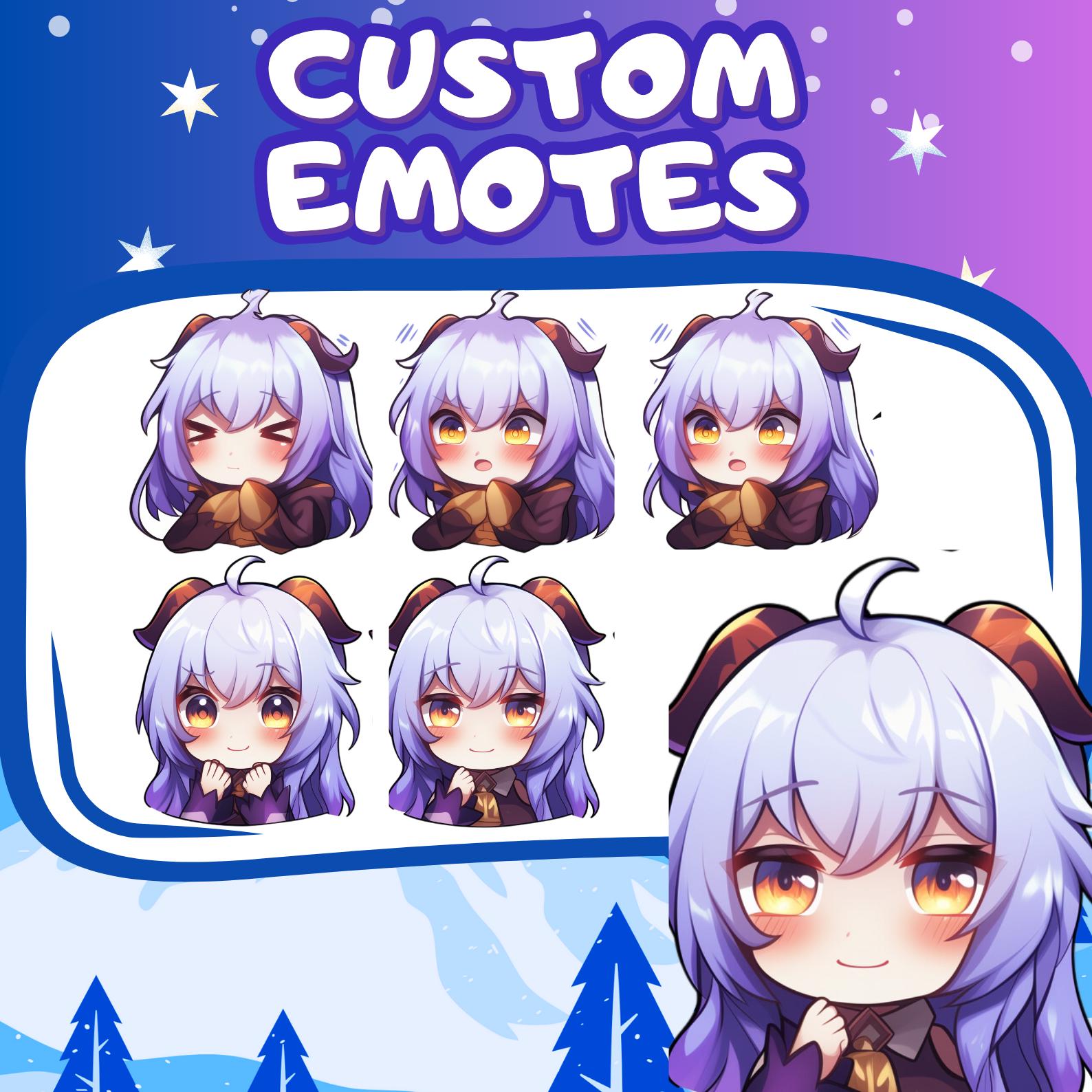 Custom Twitch Emotes Animated Emotes Twitch Emote for Streamer YCH ...