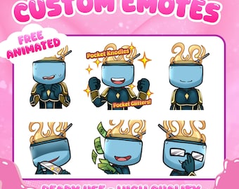 Custom Twitch Emotes | Animated Emotes | Twitch Emote for streamer | YCH | Animal Emotes | Sticker Emote | Twitch Emotes | Spring Emotes