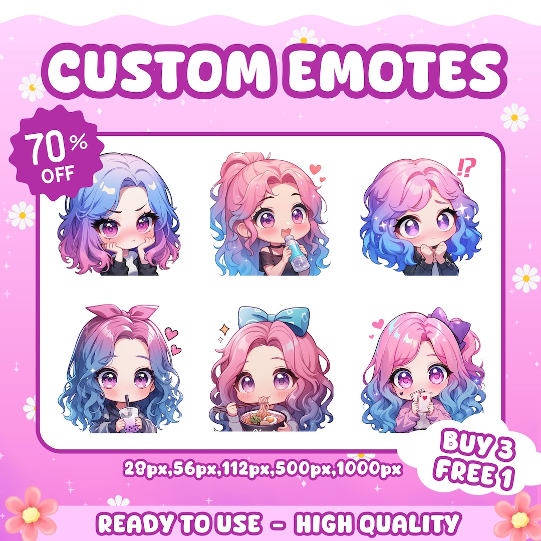 Custom Animated Emotes, Emojis, Sub Emotes for Your Twitch, Youtube ...