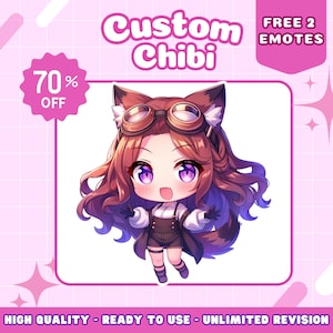 CUSTOM CHIBI, Chibi Character, Custom Chibi Commission, Chibi, Fanart, High Quality Custom, Chibi Anime Art, Cute Anime Chibi, Kawaii Gifts