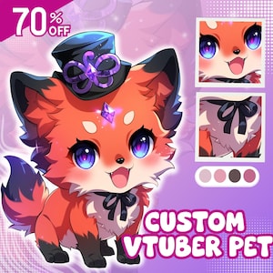 Custom Vtuber Mascot | Animal Vtuber Pet | Animal Vtuber | Mascot | Vtuber | L2d | Vtuber Pet | Vtuber Mascot | Animal Pet | Anime Pet