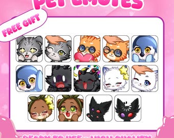 Custom Cute Emotes | Personalized Digital Art for Streamers