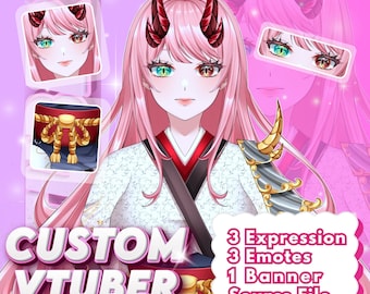 Custom Vtuber Model | Live2D Commission & Rigging