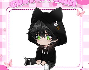 Custom Anime Chibi Art: Original Character, Fanart, Emotes
