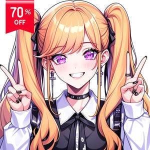 CUSTOM PFP PFP Chibi Social Media Profile Picture Art for Twitch ...