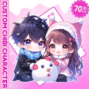 Custom Chibi PFP | Digital Art Commission for Profile Icon | Birthday gifts