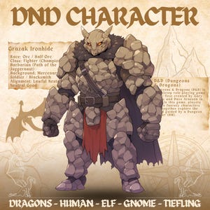 AANGEPASTE DND-personage, DnD-personagecommissie, Dungeons and Dragons, DnD-personageportret, referentieblad DnD-personage, dnd-valentijnscadeau