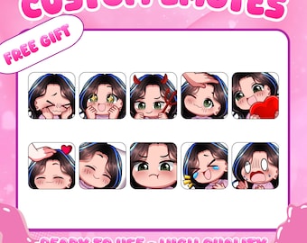 Emotes estáticos e animados personalizados para Discord, Twitch ou Kick