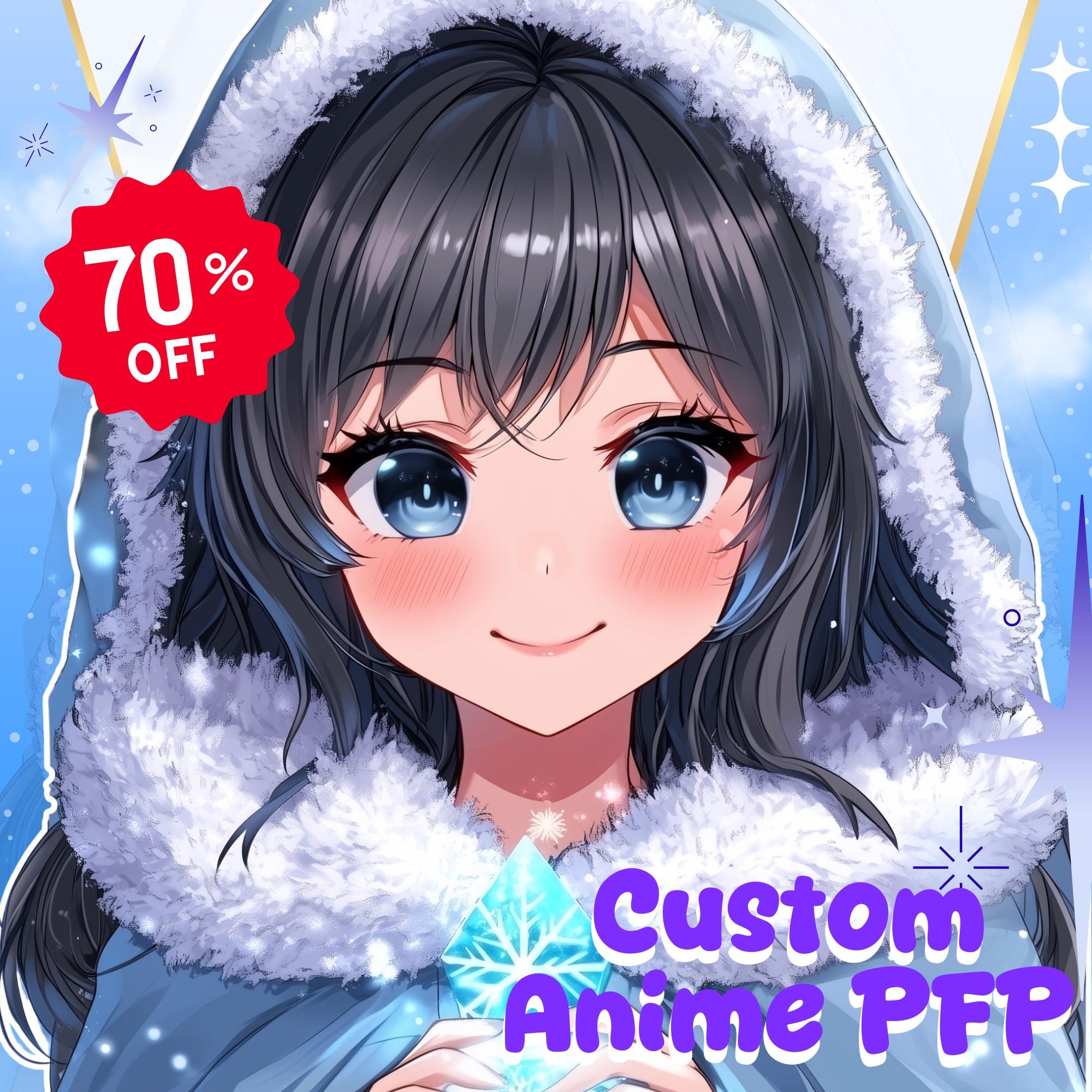 Custom Anime Profile Picture, PFP Commission for Twitch, PFP, PFP Anime ...