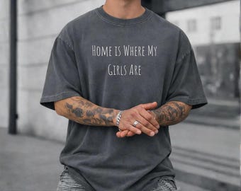Girl Dad Club Shirt, Pregnancy Announcement Shirt,  Baby Reveal Tee, Daddy of Girls, Step Dad Tshirt,  Minimalist Girl dad Tee, Dad to be