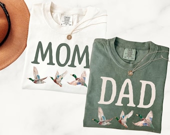 One Lucky Duck Birthday Shirt, Dada Duck Family Tee, Matching Mallard Duck Shirts, First Birthday Outfit, Fall Birthday Gift