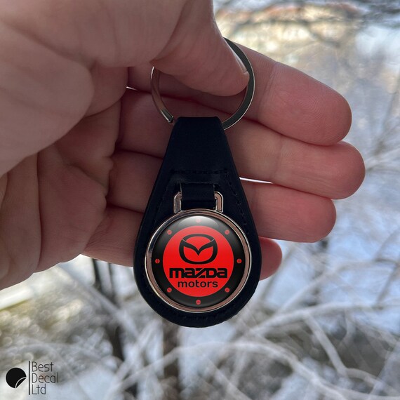 Mazda Keychain | Handmade Leather Keyholder | Premium