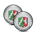 2pcs 3D Gel Registration Stickers Nordrhein-Westfalen All Regions and Districts German License Plate Silicone Seal Badge Plakette Decals product logo