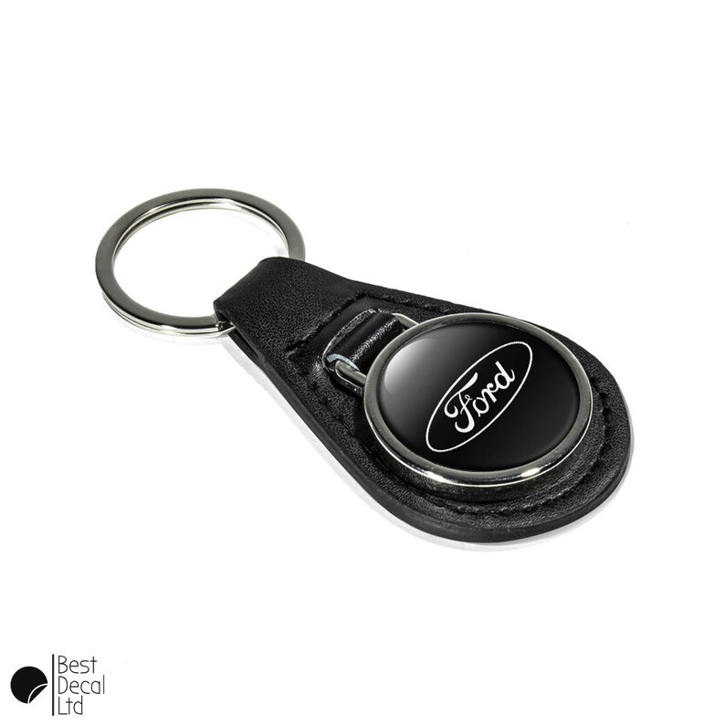 Ford Keychain Handmade Leather Keyholder Premium Quality Key Fob Auto