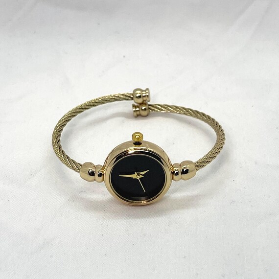 ???????? ?????? ?????✨​​ Vintage Gold Bangle Watch: Colorful Dial, Italian Design - Etsy main image 4