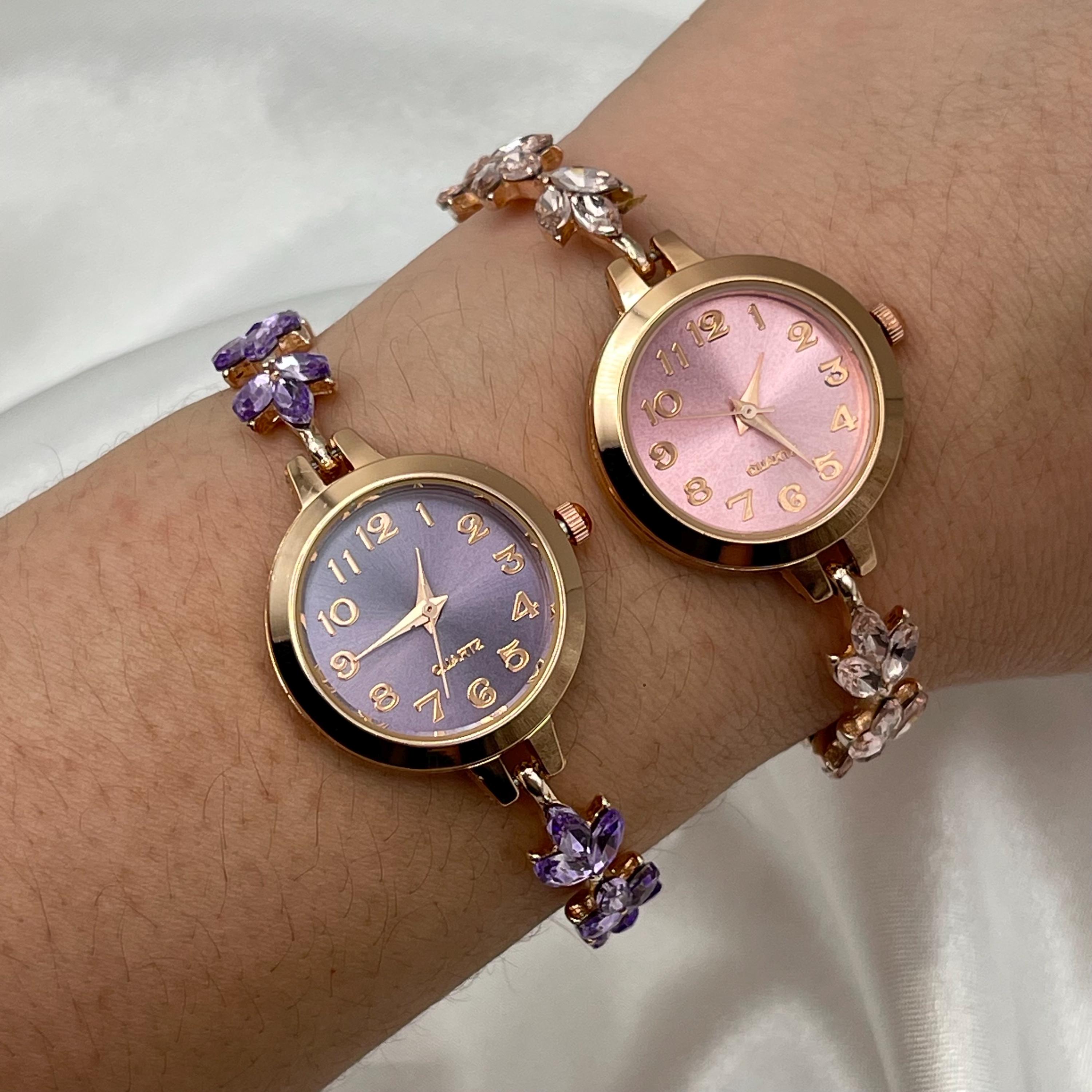 Women\'s Crystal Accented Bracelet Watch Pink /Rose Gold Citizen Silhouette Eco-Drive Women main image 2