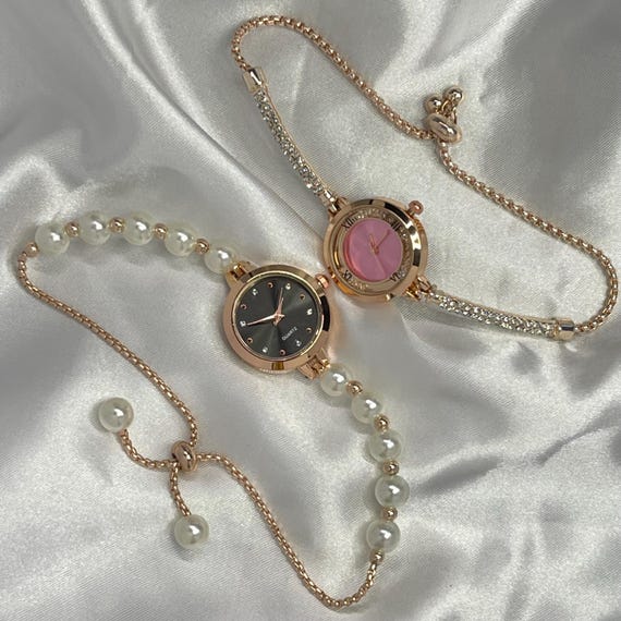 Women’s Rose Gold Dainty Watch Bracelets