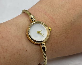 New Dainty Gold Women’s Bangle Watch