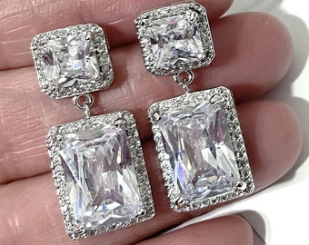 ピアス [PRIMAUTE] Rectangle Ring Earrings Rectangle-Hoop-Earring-18K-