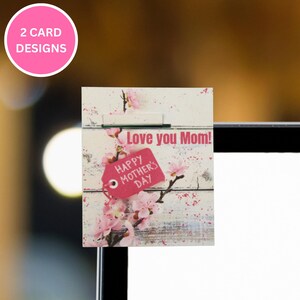 Printable Mother's Day card, Mother's Day card template, Mother's Day card digital download, Mother's Day card PDF, DIY Mother's Day card