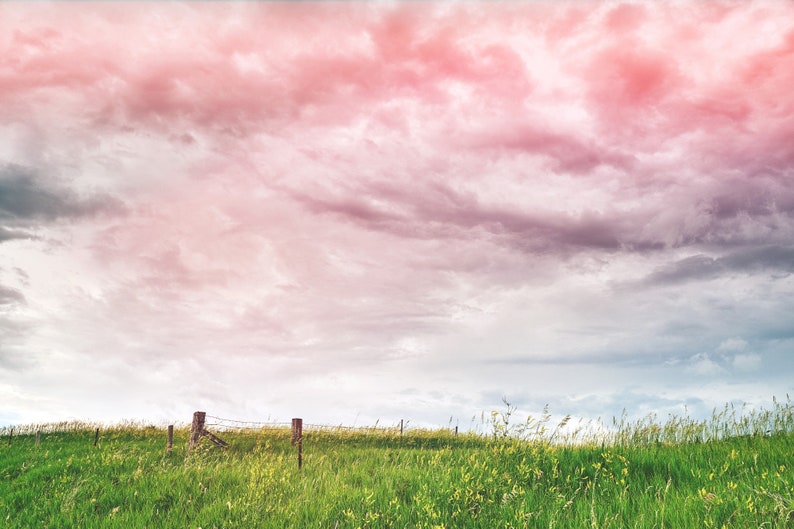 Colorful Sky Art Print | Rural Landscape | Landscape Photography ...