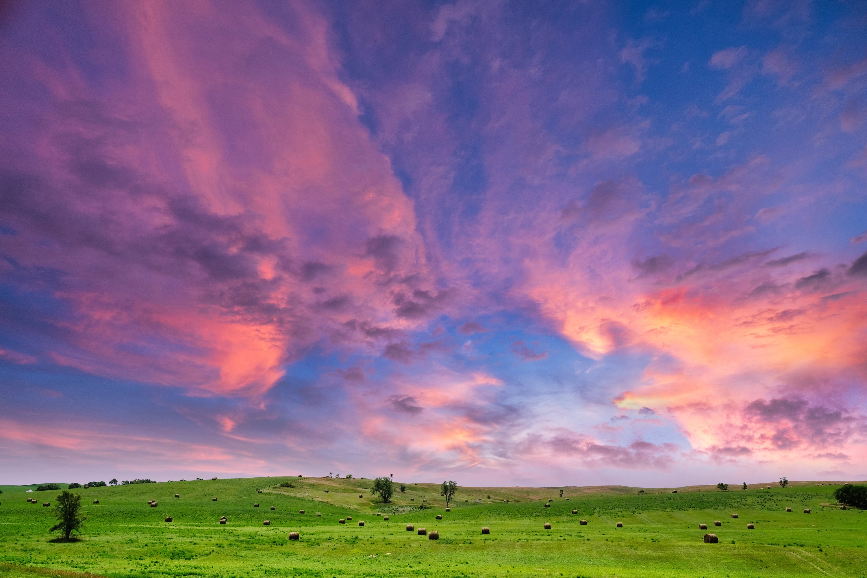 Pastel Sky and Nebraska Landscape Midwest Photography
