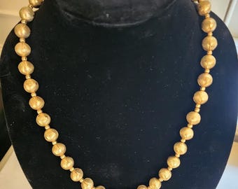 Vintage goldfarbene Halskette