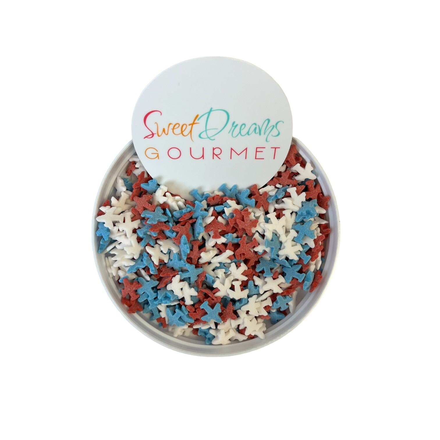 Thin Airplane Confetti Shaped Sprinkles