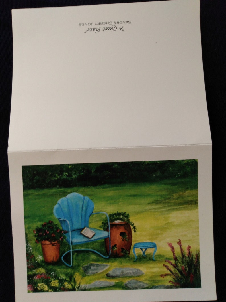 greeting card 80lb cover set of five Comfort blank note card size 4.2x5.5 cheerful stationary pick me up cards peaceful cards