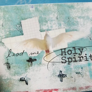 Holy Spirit, Lead me,  note card